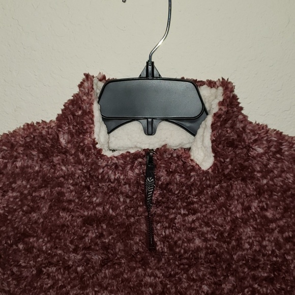 Class/Club burgundy quarter zip pullover - Picture 6 of 6